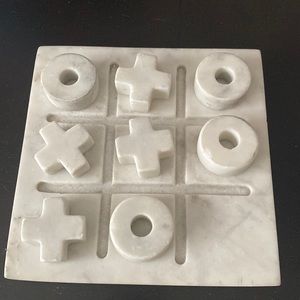 Crate and Barrel marble tic tac toe